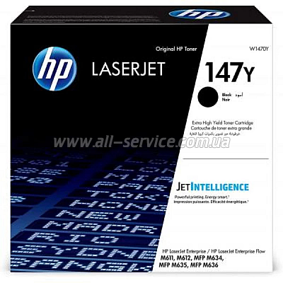   147Y HP LJ Enterprise MFP M611/ M612/ M635/ M636 (W1470Y)