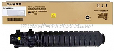 Тонер-картридж Sharp BP-GT70YA Sharp BP50C25/ BP50C26 Yellow (BPGT70YB) Тонер-картридж Sharp BP-GT70YA Sharp BP50C25/ BP50C26 Yellow (BPGT70YB)