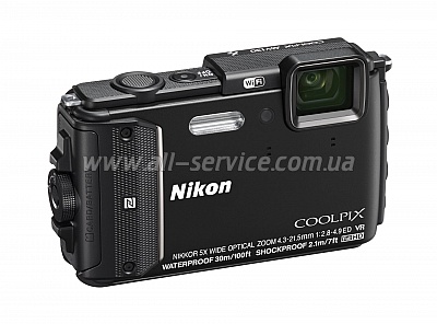  Nikon Coolpix AW130 Black (VNA840E1)