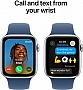 - Apple Watch SE 2024 GPS 44mm Silver Aluminium Case with Denim Sport Band - M/L (MXER3QH/A)