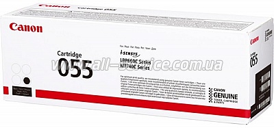  055 Canon i-sensys MF742Cdw/ MF744Cdw/ MF746Cx/ LBP663Cdw/ LBP664Cx Black (3016C002)