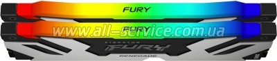     DDR5 64GB (2x32GB) 6400 MHz Renegade RGB XMP Kingston Fury (ex.HyperX) (KF564C32RSAK2-64)