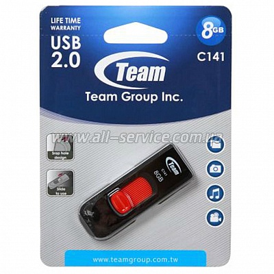  16GB TEAM GROUP USB 2.0 C141 Blue (TC14116GL01)