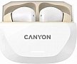 �������� Canyon Hexagon 7 TWS ANC+ENC Wireless Charge White/Beige (CNS-TWS7WB)
