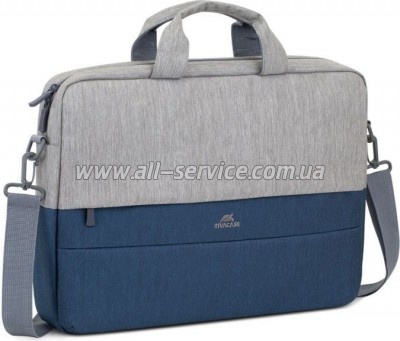    RivaCase 15.6" 7532 Prater grey/ dark blue anti-theft (7532Grey/DarkBlue)