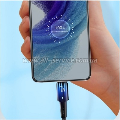 ���� ������ USB 2.0 AM to USB-C 1.0m 7A 100W blue Essager (EXC7A-CG03-P)