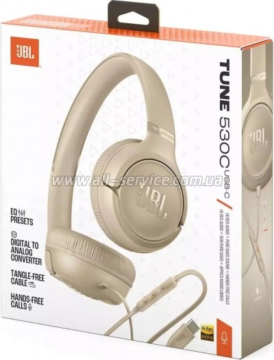 �������� JBL Tune 530c USB-C Beige (JBLT530CBEG)