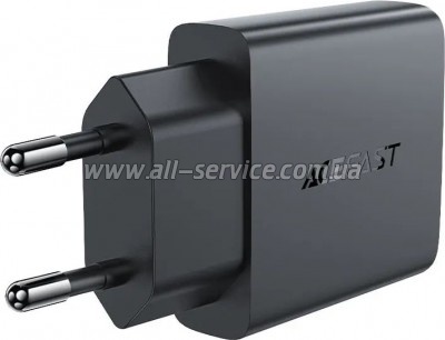 �������� ������� Acefast A65 USB-C PD 20W GaN ultra-thin Black (6974316282686)