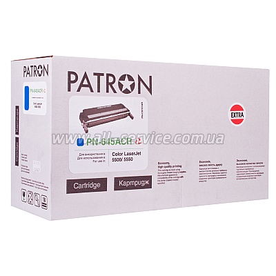 КАРТРИДЖ HP CLJ C9731A (PN-645ACR) CYAN PATRON Extra КАРТРИДЖ HP CLJ C9731A (PN-645ACR) CYAN PATRON Extra
