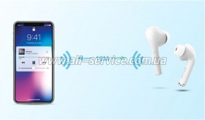 �������� Trust Nika Touch True Wireless White (23705)