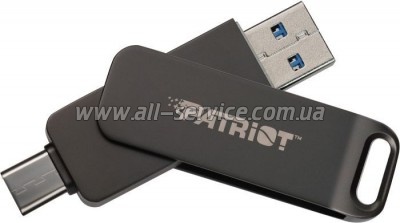  Patriot 1TB Rage R550 Matte Black USB 3.2/Type-C (PE1TR550DSAD)