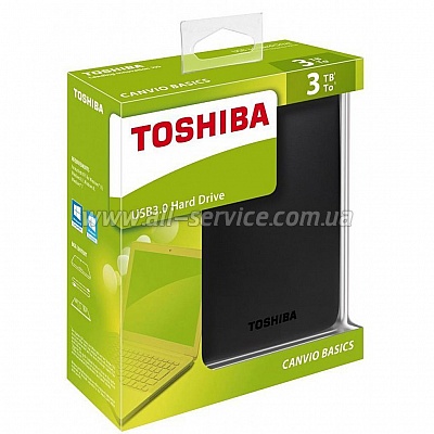  Toshiba 2.5" USB 3.0 4TB Canvio Basics Black (HDTB440EK3CA)