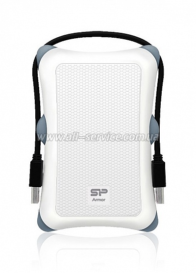 Винчестер 500GB SILICON POWER Armor A30 USB 3.0 White (SP500GBPHDA30S3W) Винчестер 500GB SILICON POWER Armor A30 USB 3.0 White (SP500GBPHDA30S3W)