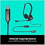  Logitech PC 960 Stereo Headset USB (981-000100)
