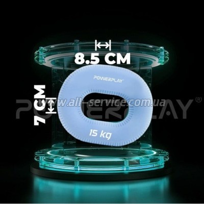  PowerPlay PP-4336 Hand Grip Light 15   (PP_4336_Blue_15kg)