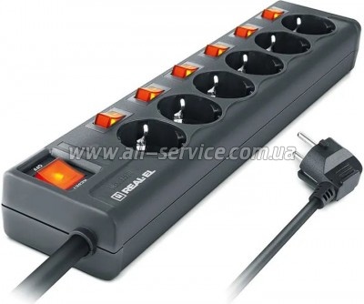 ������� ������ REAL-EL RS-6 EXTRA 3m black (EL122300002)