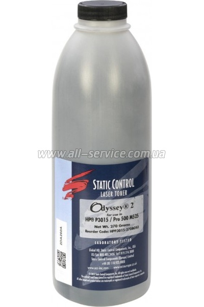 ����� SCC HP LJ P3015 ����� 270� Black (HPP3015-270BOS2)