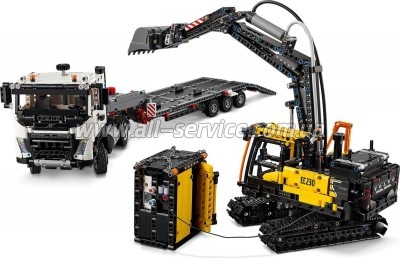 ����������� LEGO Technic �������� Volvo FMX � ������������� ���������� EC230 (42175)