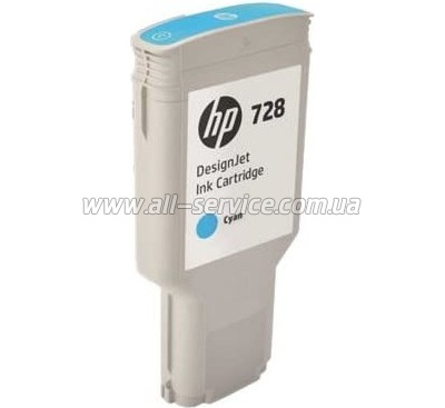  HP 728 DesignJet T730/ T830 Cyan (F9K17A)