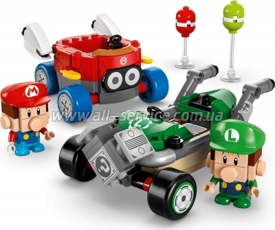 ����������� LEGO Super Mario Mario Kart � Baby Mario vs. Baby Luigi (72034)