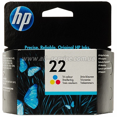 Картридж HP №22 DJ3920/ 3940/ PSC1410 color (C9352AE)