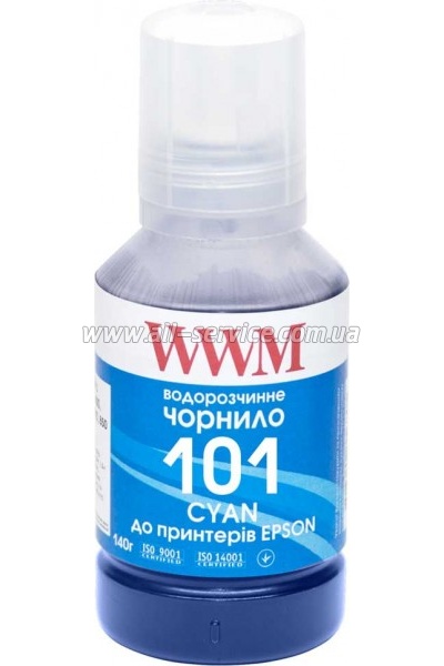  WWM Epson 101 Epson L4150/ L4160  140 Cyan (E101C)