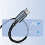 ���� ������ USB-C to USB-C 1.2m 60W braided black Choetech (XCC-1014)