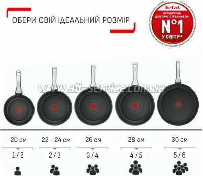 ��������� Tefal So'' Light 26�� (H0560542_SET)