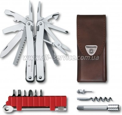  Victorinox SwissTool Spirit X Plus Ratchet Leather Case (3.0236.L)