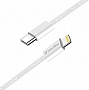 ���� ������ USB-C to Lightning 2.0m PD 27W braided gray ColorWay (CW-CBPDCL068-GR)