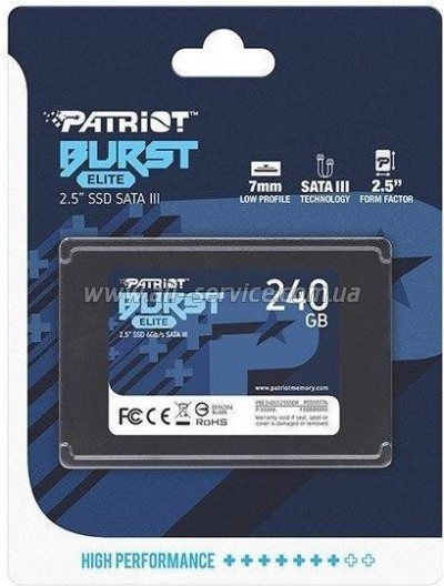 SSD  PATRIOT Burst Elite 240GB (PBE240GS25SSDR)