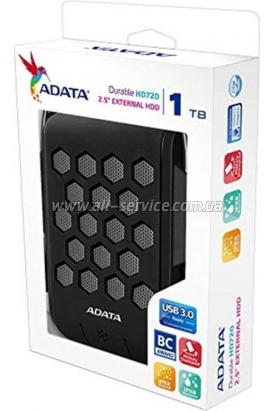  2TB ADATA 2.5" HD720 USB 3.1 Blue (AHD720-2TU31-CBK)