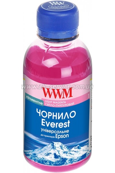 Чернила WWM 100 г EPSON EVEREST пигментные Light Magenta (EP02/LMP-2) Чернила WWM 100 г EPSON EVEREST пигментные Light Magenta (EP02/LMP-2)