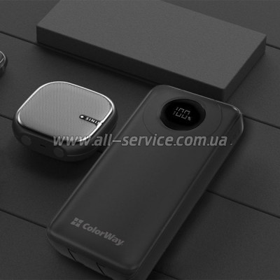   ColorWay 20000 mAh EnergyPlus Black (CW-PB200LPB4BK-PDD)