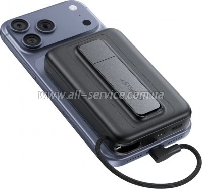 ������� ������������� Acefast Magnetic Wireless 10000mAh 22.5W PD Metal Gray (6974316284871)
