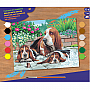   Sequin Art PAINTING BY NUMBERS SENIOR Basset Hounds   (SA0044)