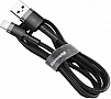 ���� ������ USB 2.0 AM to Lightning 2.0m Cafule 1.5A gray+black Baseus (CALKLF-CG1)
