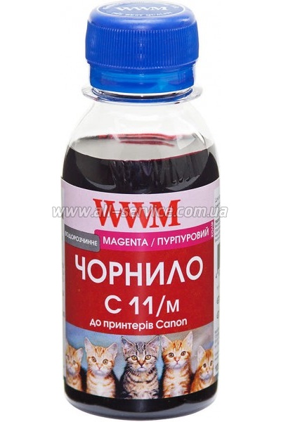 Чернила WWM для Canon CL-511С / CL-513С / CLI-521M 100г Magenta Водорастворимые (C11/M-2) Чернила WWM для Canon CL-511С / CL-513С / CLI-521M 100г Magenta Водорастворимые (C11/M-2)