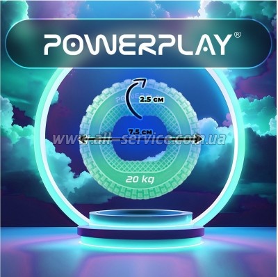  PowerPlay PP-4333 Hand Grip Medium 20   (PP_4333_Green_20kg)