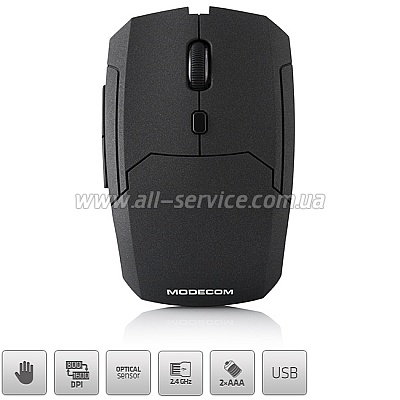 Мышь MODECOM MC-WM8 BLACK Мышь MODECOM MC-WM8 BLACK