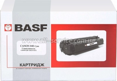 �������� BASF Canon i-Sensys LBP710CX/ 712CX ������ 0458C001 Cyan (BASF-KT-040C)
