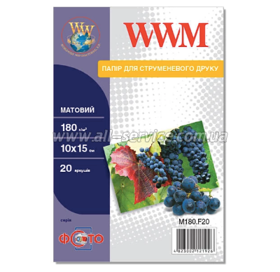  WWM Matte 180/ 10x15 20 (M180.F20)
