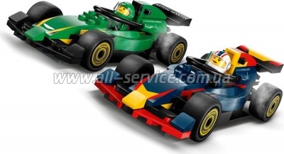 ����������� LEGO City �������� F1 � ������������ RB20 � AMR24 (60445)