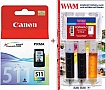  CL-511 Canon Pixma MP230/ MP250/ MP270 +   Color (Set511-inkC)