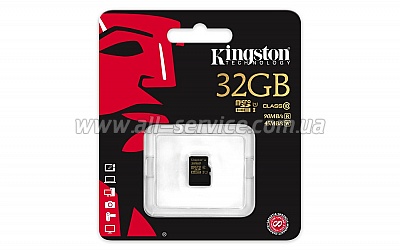 Карта памяти 32Gb KINGSTON micro SDHC UHS-I (SDCA10/32GBSP) Карта памяти 32Gb KINGSTON micro SDHC UHS-I (SDCA10/32GBSP)