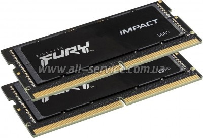     SoDIMM DDR5 64GB (2x32GB) 5600 MHz FURY Impact Kingston Fury (ex.HyperX) (KF556S40IBK2-64)