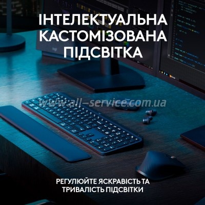  Logitech MX Keys S Wireless UA Graphite (920-011593)