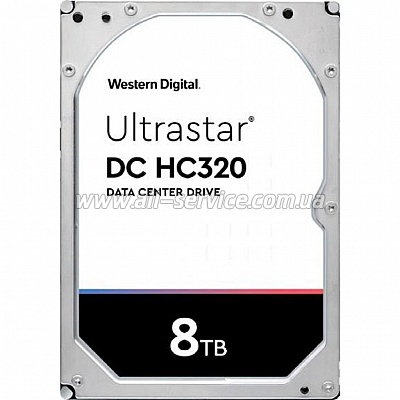  WD Ultrastar DC HC320 8TB 7200rpm 256MB 3.5