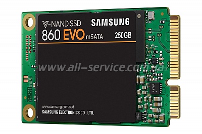 SSD ���������� Samsung 860 EVO 250GB mSATA V-NAND 3bit MLC (MZ-M6E250BW)