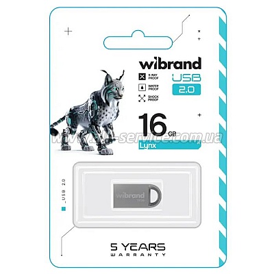  Wibrand 16GB lynx Silver USB 2.0 (WI2.0/LY16M2S)